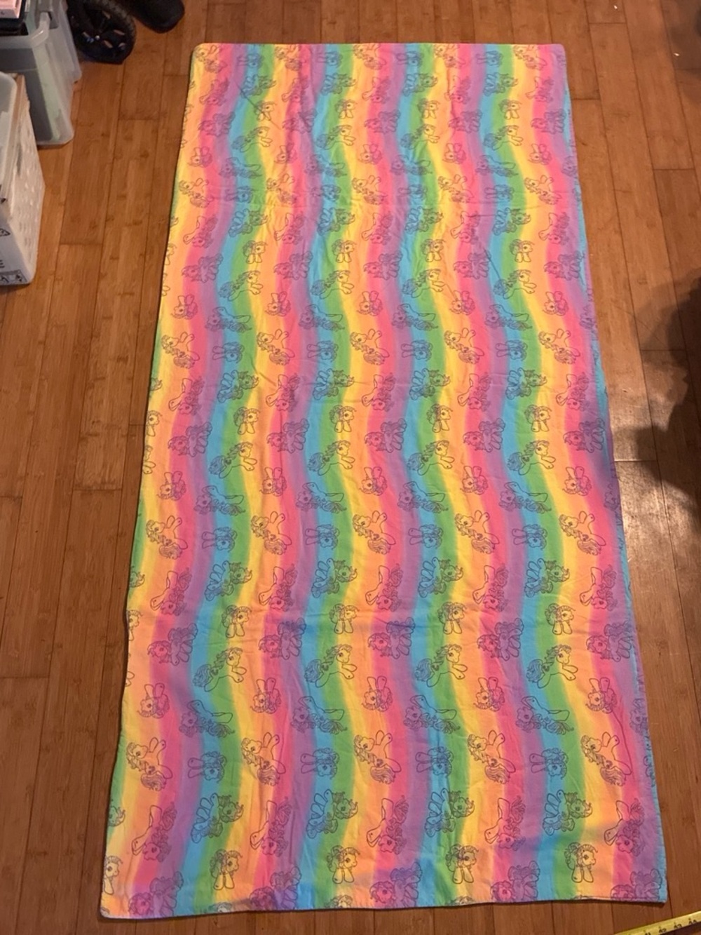 Rainbow my little pony blanket/sheet